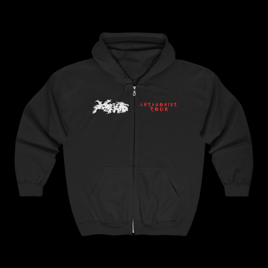Playboi Carti Merch - Cross Back Zip Up Tour Hoodie